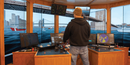 Video Wall Displays Bring Maritime Simulator To Life