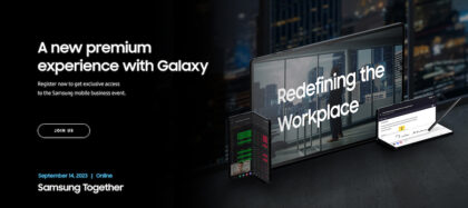Samsung Together: Learn how to experience a new premium experience with Galaxy on Sept. 14
