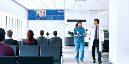 How digital signage enhances outpatient centers